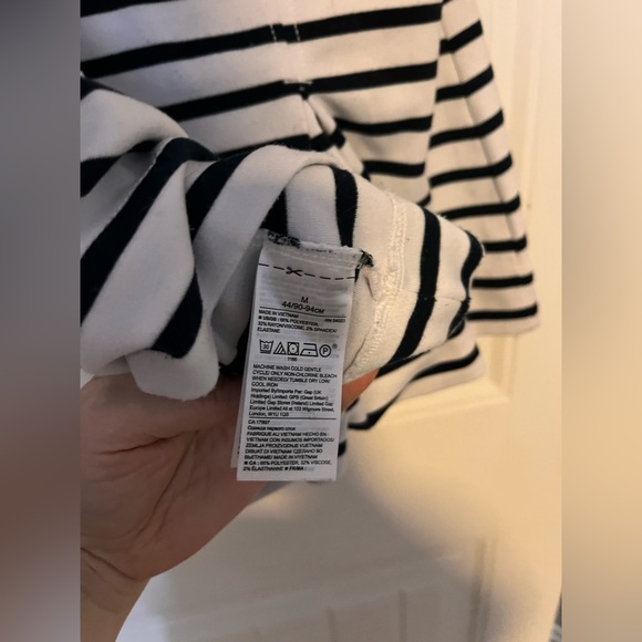 EUC Peplum Striped Top - Picture 3 of 5